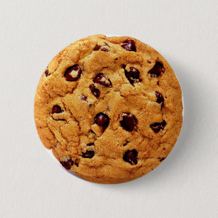 Macaron Rond 5 Cm Bouton de puce de chocolat