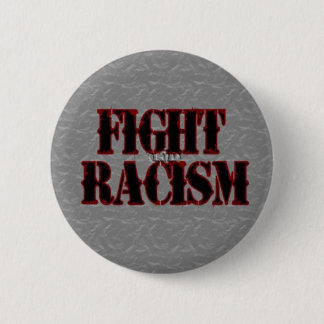 Macaron Rond 5 Cm Bouton de racisme de combat