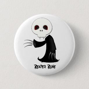 Macaron Rond 5 Cm Bouton de Reaper Rune