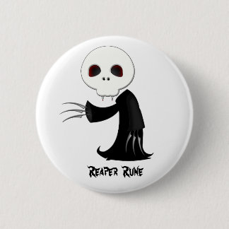 Macaron Rond 5 Cm Bouton de Reaper Rune