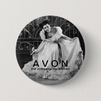 Macaron Rond 5 Cm Bouton de regard vintage de beauté d'AVON