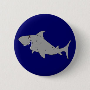 Macaron Rond 5 Cm Bouton de requin