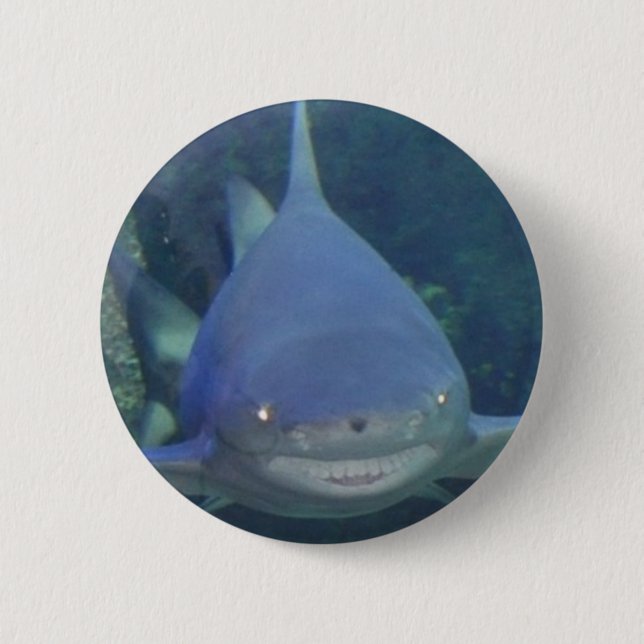 Macaron Rond 5 Cm Bouton de requin (Devant)