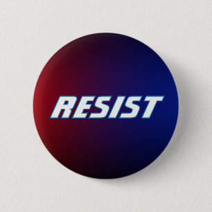 Macaron Rond 5 Cm Bouton de résistance patriotique Politique