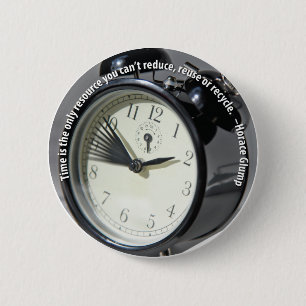 Macaron Rond 5 Cm Bouton de ressource de temps