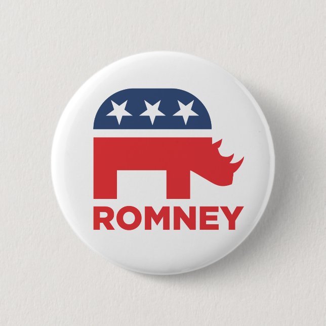 Macaron Rond 5 Cm Bouton de RINO Romney (Devant)