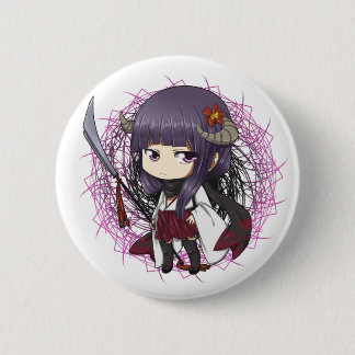 Macaron Rond 5 Cm Bouton de Ririchio Youkai