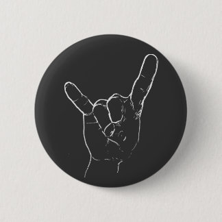 Macaron Rond 5 Cm Bouton de rock