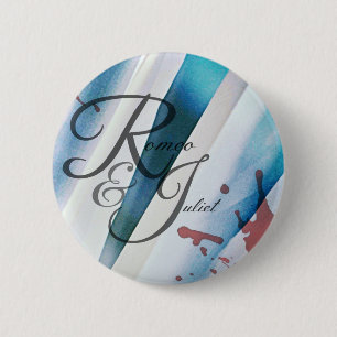 Macaron Rond 5 Cm Bouton de Romeo et de Juliet