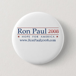 Macaron Rond 5 Cm Bouton de Ron Paul 2008