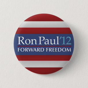 Macaron Rond 5 Cm Bouton de Ron Paul 2012