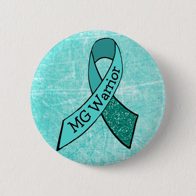 Macaron Rond 5 Cm Bouton de ruban MG Warrior Awareness (Devant)