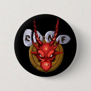 Macaron Rond 5 Cm Bouton de RuneFest de logo de Tip.It