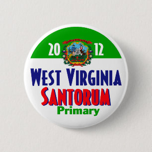 Macaron Rond 5 Cm Bouton de Santorum la VIRGINIE OCCIDENTALE