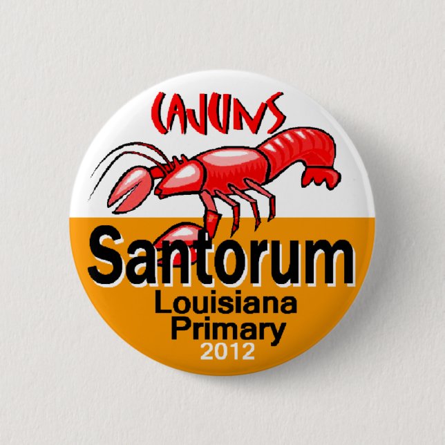 Macaron Rond 5 Cm Bouton de Santorum LOUISIANE (Devant)