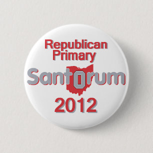 Macaron Rond 5 Cm Bouton de Santorum OHIO
