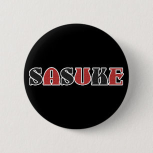 Macaron Rond 5 Cm Bouton de Sasuke