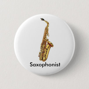 Macaron Rond 5 Cm Bouton de saxophone