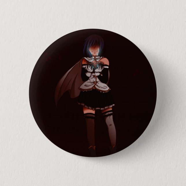 Macaron Rond 5 Cm Bouton de Sayaka Miki - folie (Devant)