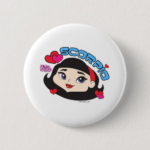 Macaron Rond 5 Cm Bouton de Scorpion