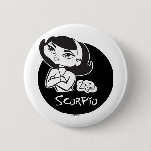 Macaron Rond 5 Cm Bouton de Scorpion