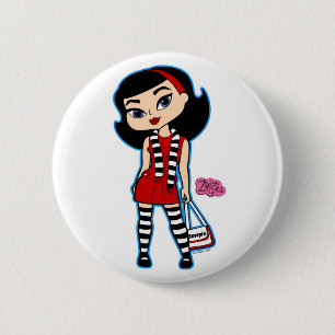 Macaron Rond 5 Cm Bouton de Scorpion