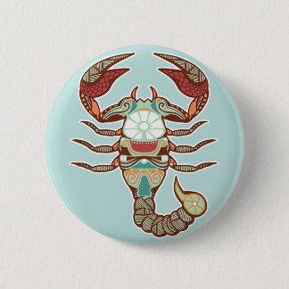 Macaron Rond 5 Cm Bouton de Scorpion