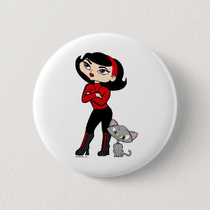 Macaron Rond 5 Cm Bouton de Scorpion
