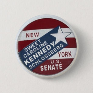 Macaron Rond 5 Cm Bouton de sénat de Caroline Kennedy Schlossberg N