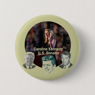 Macaron Rond 5 Cm Bouton de sénat de KENNEDY