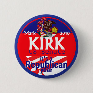Macaron Rond 5 Cm Bouton de sénat de KIRK