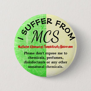 Macaron Rond 5 Cm Bouton de sensibilisation et d'avertissement MCS