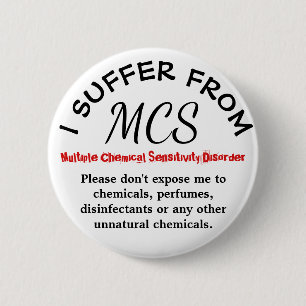 Macaron Rond 5 Cm Bouton de sensibilisation et d'avertissement MCS