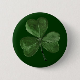 Macaron Rond 5 Cm Bouton de shamrock