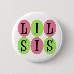 Macaron Rond 5 Cm Bouton de SIS de Lil
