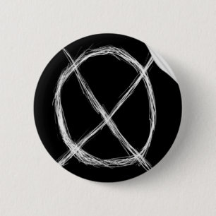 Macaron Rond 5 Cm Bouton de Slenderman