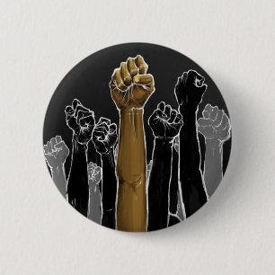Macaron Rond 5 Cm Bouton de solidarité