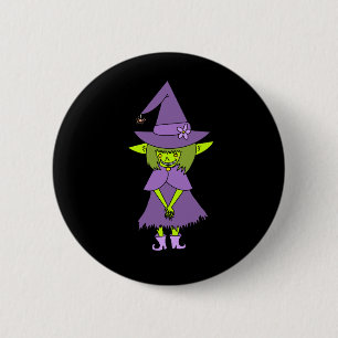 Macaron Rond 5 Cm Bouton de sorcière gobelin