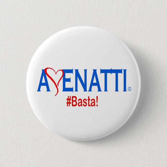 Macaron Rond 5 Cm Bouton de soutien d'amour d'Avenatti (Devant)