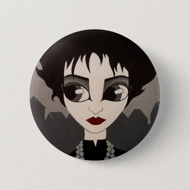 Macaron Rond 5 Cm bouton de souxie (Devant)