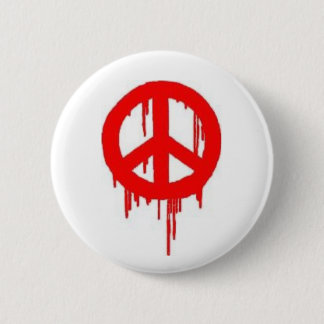 Macaron Rond 5 Cm Bouton de SPraypaint de paix