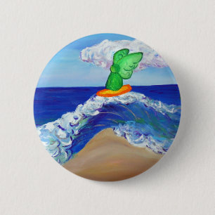Macaron Rond 5 Cm Bouton de surf Angel Raphael