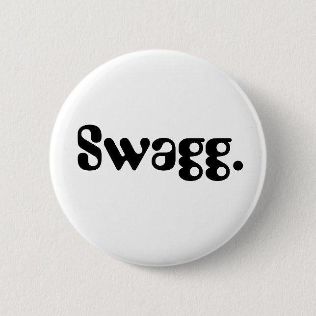 Macaron Rond 5 Cm Bouton de Swagg (Devant)