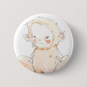 Macaron Rond 5 Cm Bouton de tacaud de singe