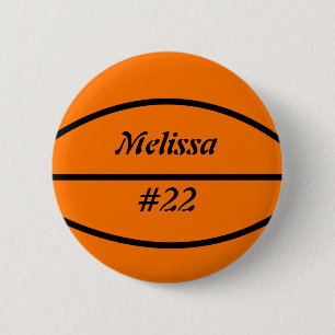 Macaron Rond 5 Cm Bouton de talent de basket-ball