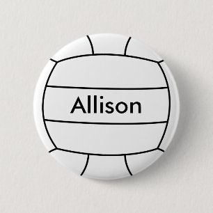 Macaron Rond 5 Cm Bouton de talent de volleyball