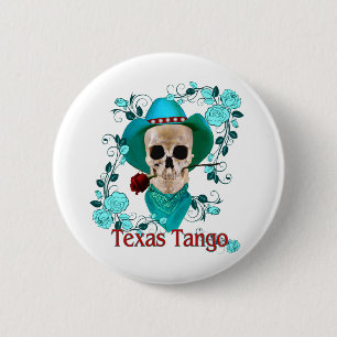 Macaron Rond 5 Cm Bouton de tango du Texas