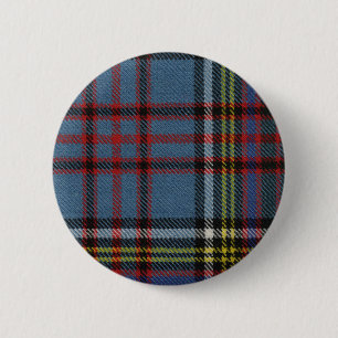 Macaron Rond 5 Cm Bouton de tartan d'Anderson de clan