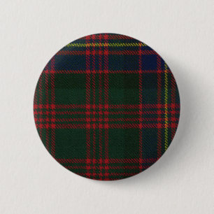 Macaron Rond 5 Cm Bouton de tartan de Cochrane de clan