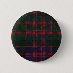 Macaron Rond 5 Cm Bouton de tartan de Donald de clan